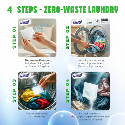 Laundrix Eco-Friendly Laundry Detergent Sheets