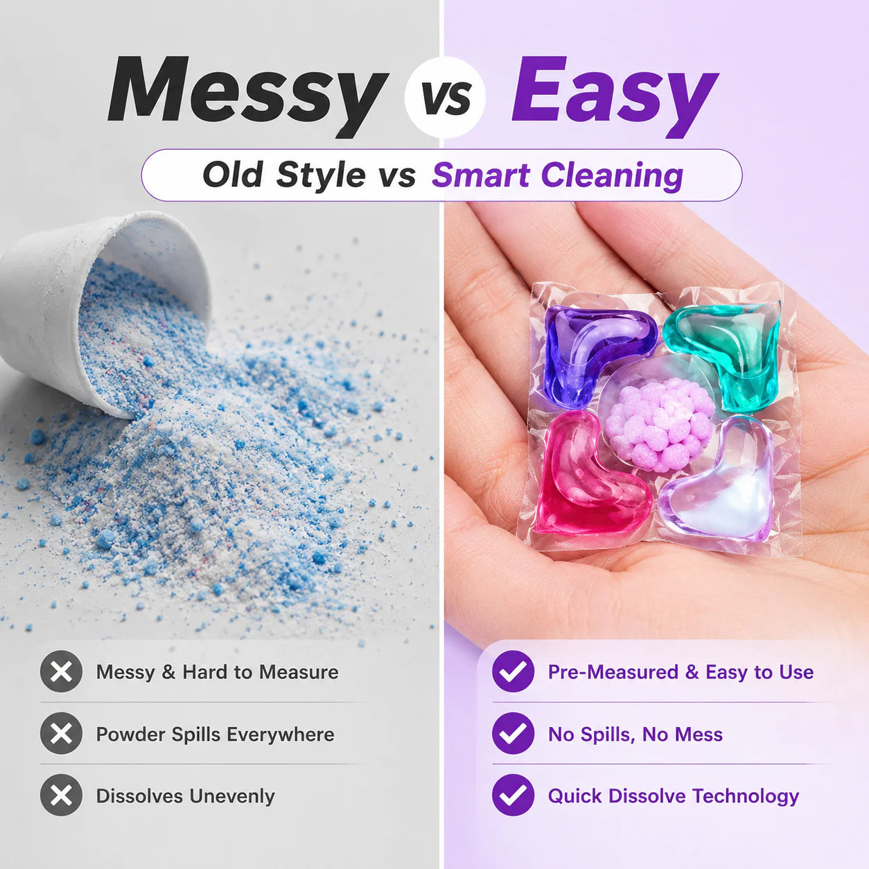5 in 1 Laundry Power Detergent Pods
