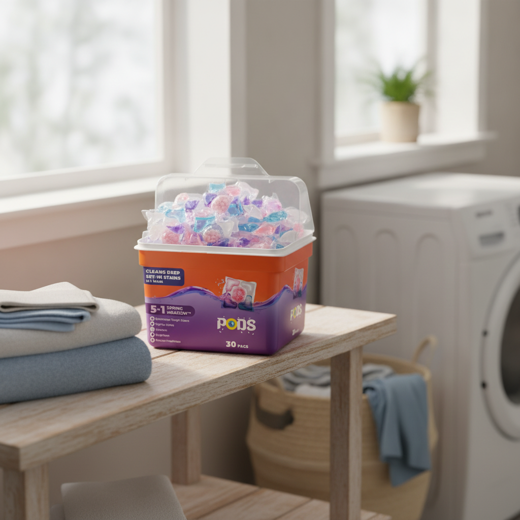 5 in 1 Laundry Power Detergent Pods